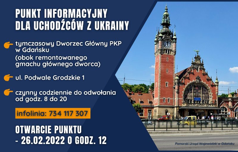 punkt dla uchodźców gdansk
