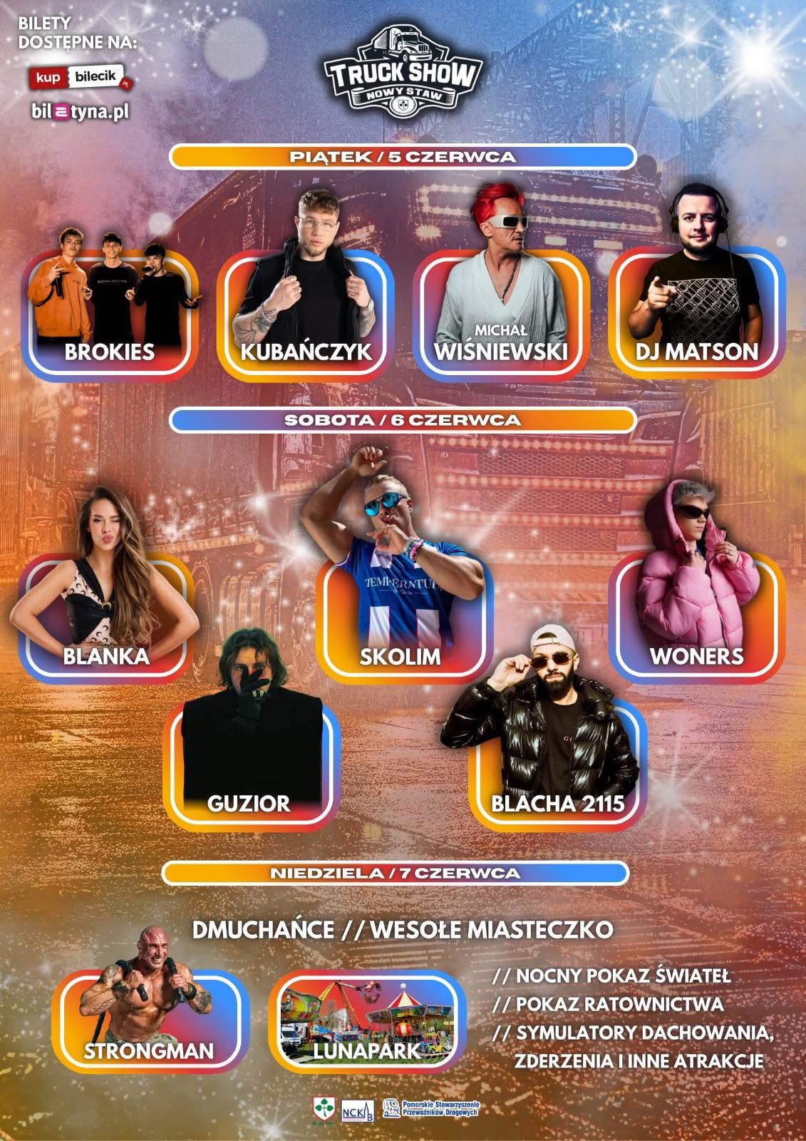 truck show nowy staw program