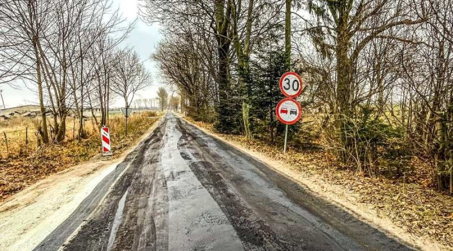 remont drogi w łaszce2