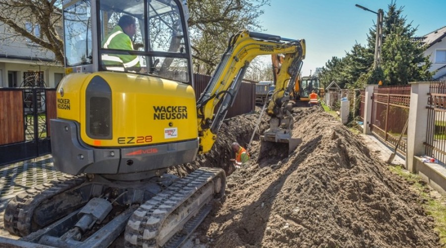 budowa kanalizacji w Jantarze (2)