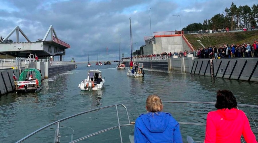 śluzowanie kanał mierzeja wislana
