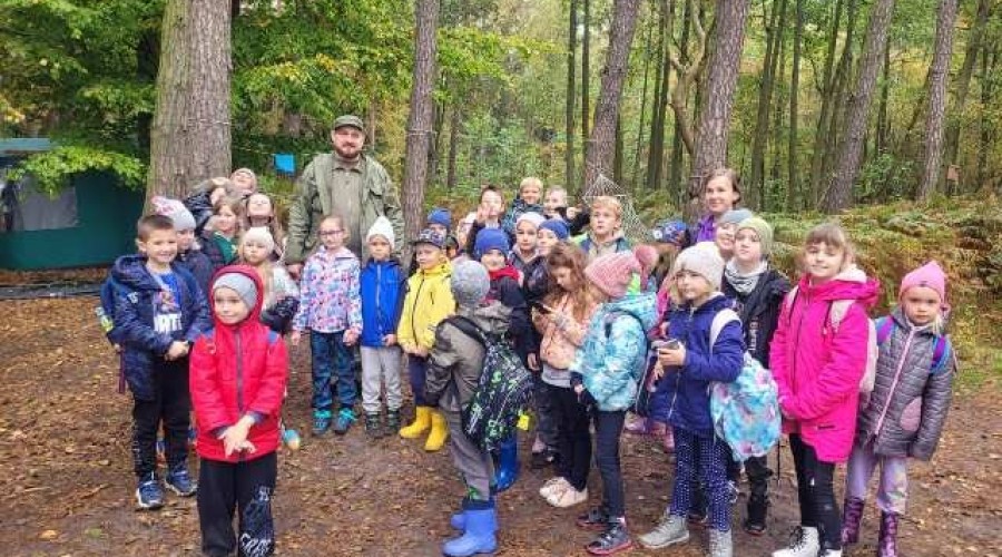 Jantar. Spotkanie uczniów z ornitologami ze stację terenowej Akcji Bałtyckiej.14