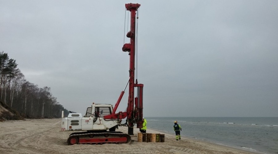 Próbne bicie pali styczeń 2019