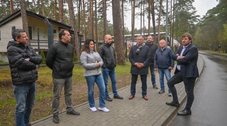 przebudowa chodnika przy drodze powiatowej nr 2326G ul. Morskiej zakończona.