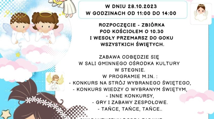 bal wszystkich świetych stegna