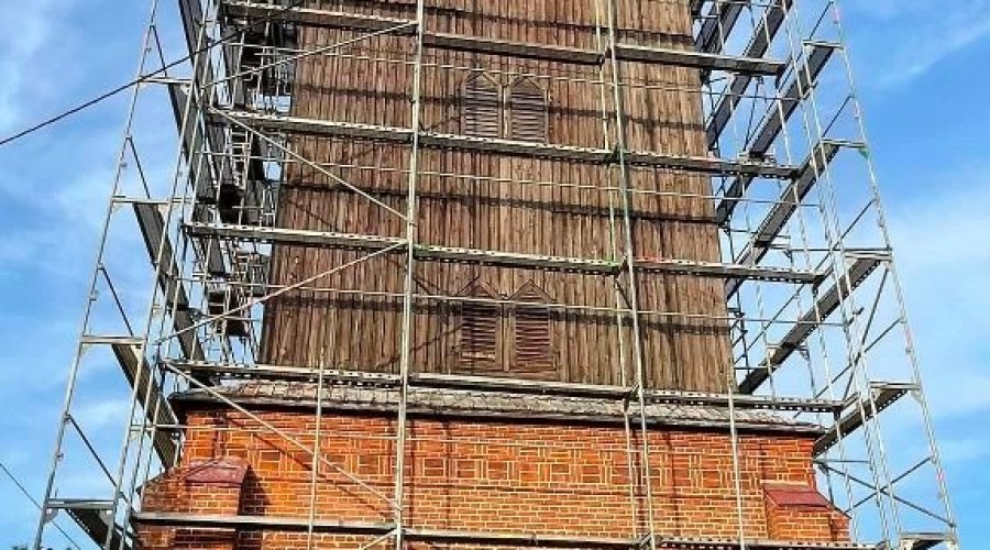 remont kościoła w Marynowach06