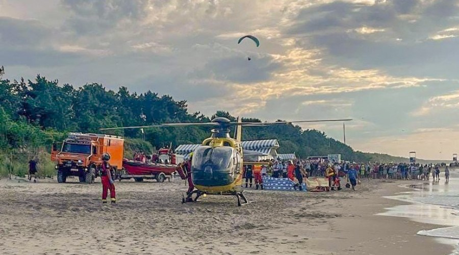 Dwie trudne akcje ratunkowe w Krynicy Morskiej. (3)