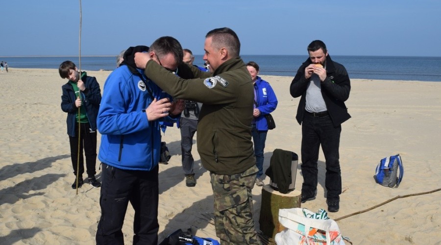 mewia łacha sprzatanie mikoszewo0128