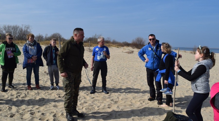 mewia łacha sprzatanie mikoszewo0138