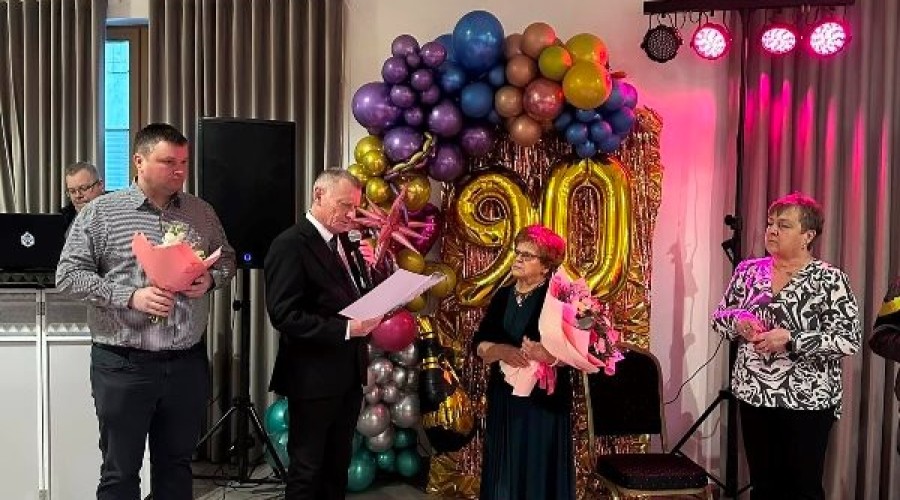 Nowy Dwór Gdański. Jubileusz 90. urodzin Pani Zofii Zedig (6)