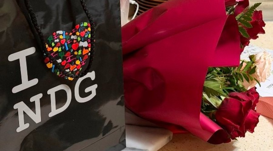 Nowy Dwór Gdański. 99. Urodziny Pana Stanisława Wróbla. Najlepsze życzenia (2)