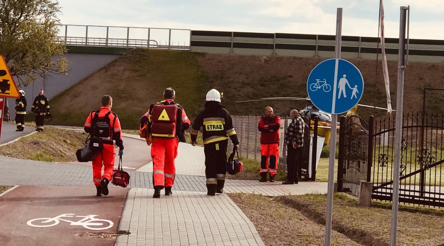 śmigłowiec ladowanie nowy dwór gdański (2)