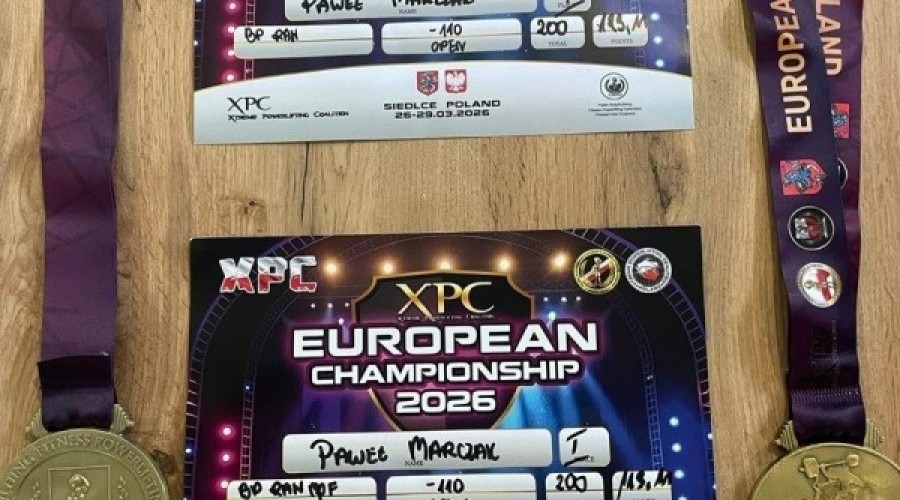 Nowodworski policjant asp. Paweł Marczak podwójnym mistrzem Europy (4)