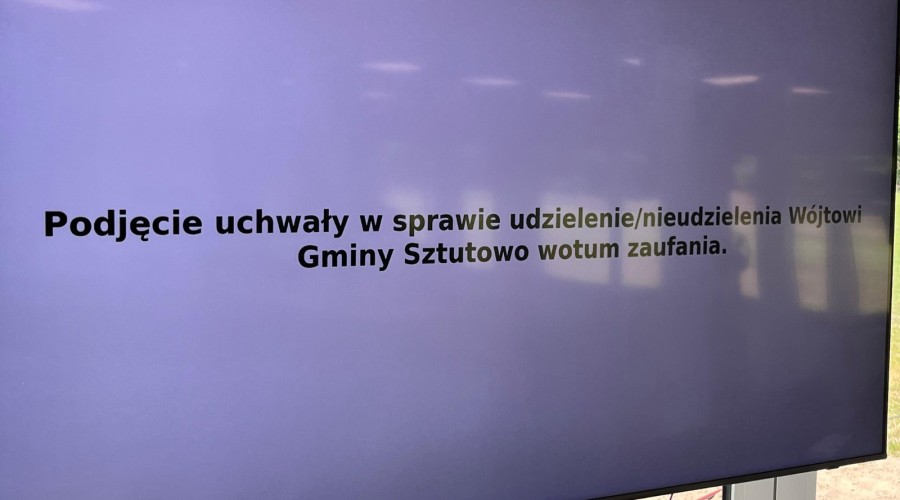 Wójt Gminy Sztutowo absolutorium (5)