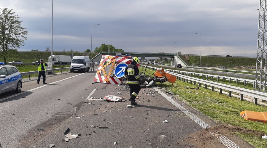 cedry wypadek s7 fot.osp cedry wielkie (3)