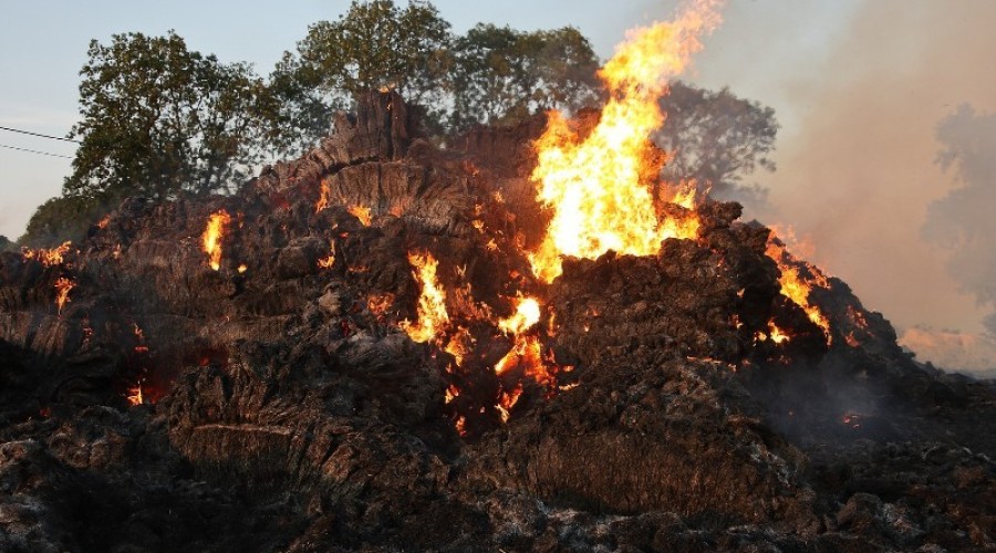 fot.Krzysztof Firko pożar sterty słomy (26)