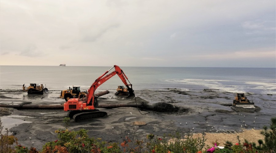 Refulacja na plaży w Sztutowie (1)