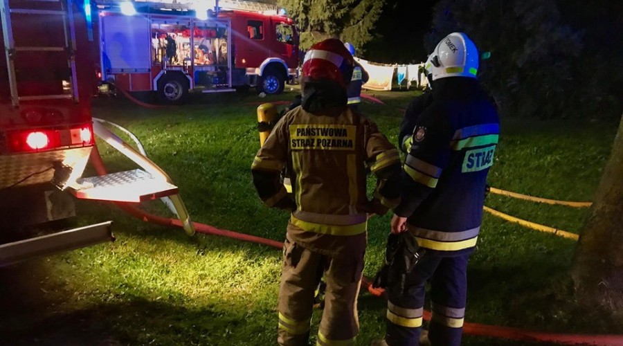 pożar domu solnica