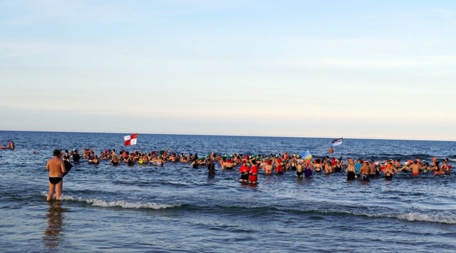 V kąpiel morsów w Kątach Rybackich. Sportowy weekend w Gminie Sztutowo (8)