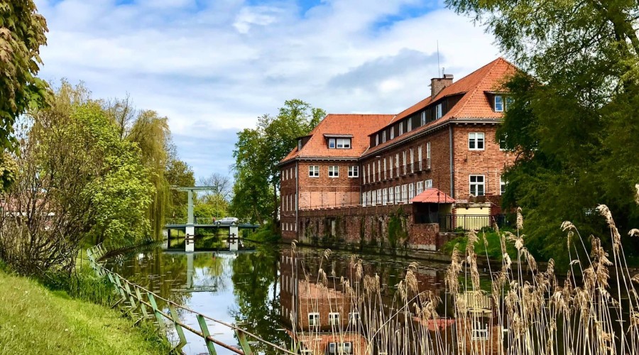 Nowy Dwór Gdański. Nowa kładka nad Tugą (13)