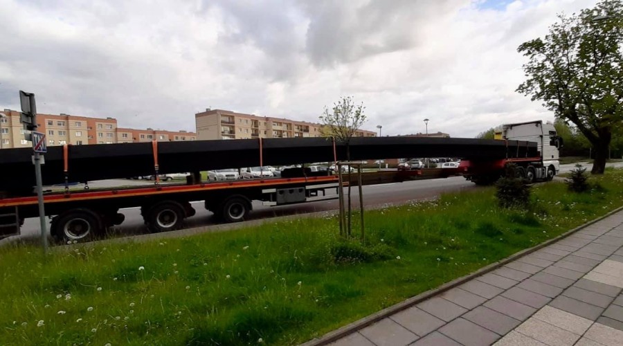 Nowy Dwór Gdański. Nowa kładka nad Tugą (18)