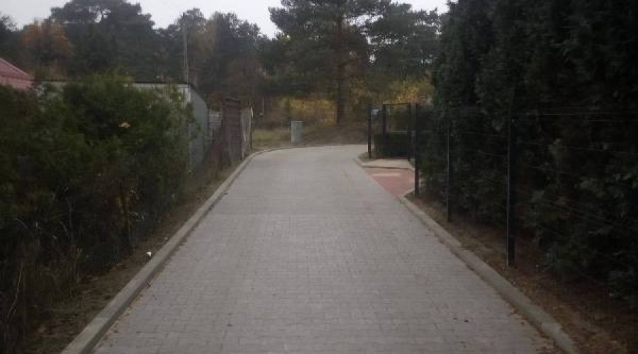 Zakończono budowę drogi gminnej na działkach nr 447 i 451 w Kątach Rybackich.4