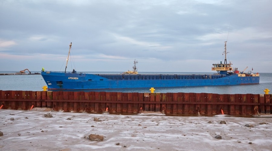 przekop mierzei wiślanej transport kamienia02