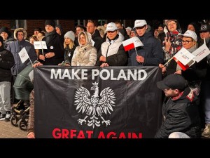 Kandydat na Prezydenta RP Sławomir Mentzen w Nowym Dworze Gdańskim. Relacja wideo.