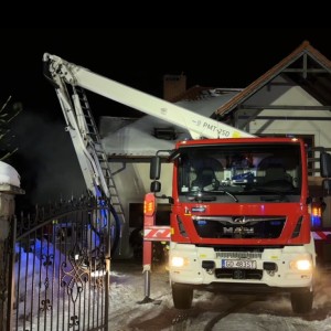 Pożar Domu Dziecka w Nowym Dworze Gdańskim. Dzieci bezpieczne, budynek do remontu.
