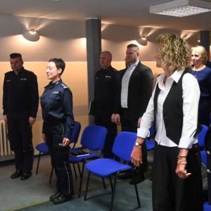 Nowy Dwór Gd. Nowodworscy policjanci podsumowali 2025 rok podczas odprawy rocznej