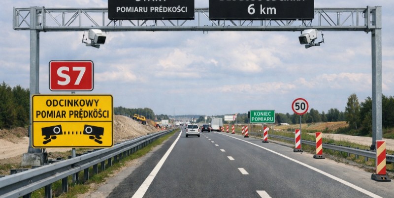 Nowe kamery na S7 koło Nowego Dworu Gdańskiego. Kierowcy będą pod stałą kontrolą