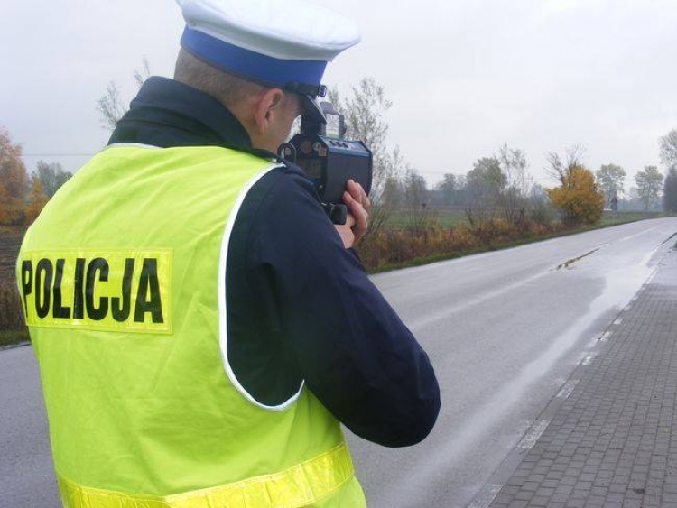 Powiat Nowodworski. Policjanci sprawdzą  prędkość.