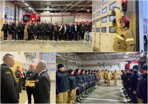 Przejście na zaopatrzenie emerytalne asp. Krzysztofa Ćwieka - Zastępcy Dowódcy Jednostki Ratowniczo Gaśniczej