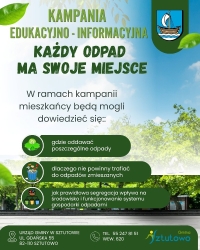 "Każdy odpad ma swoje miejsce” – Gmina Sztutowo rozpoczyna kampanię edukacyjną dotyczącą segregacji odpadów