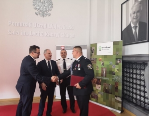 Nowy sprzęt dla strażaków ochotników ze Sztutowa i OSP Marynowy.