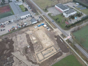 W Nowym Dworze Gdańskim powstaje Centrum Ratowniczo-Gaśnicze – zobacz postępy budowy!