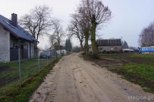 Gmina Stegna. Odbiór drogi w Izbiskach.