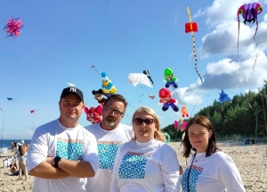 Mierzeja Wiślana w kolorach latawców 