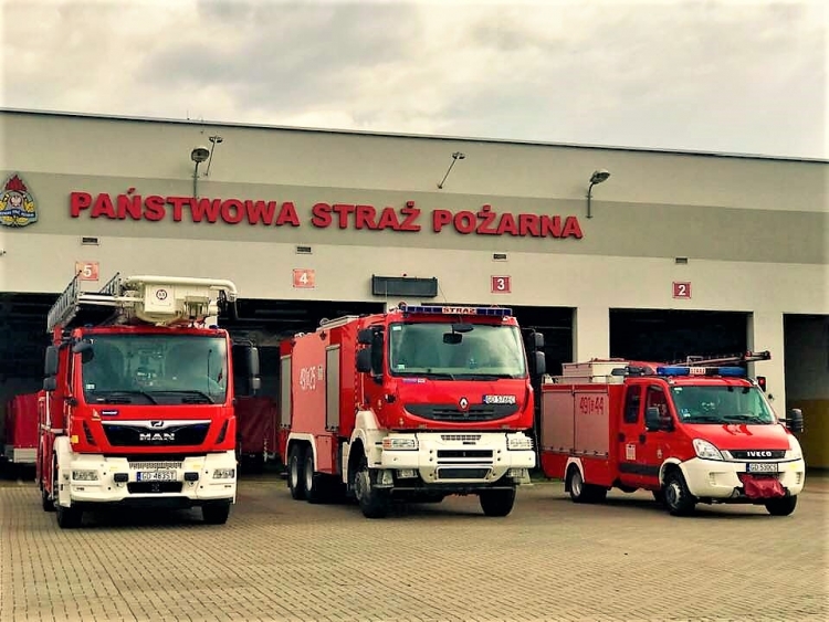 Broniewo. Pożar w domu mieszkalnym. Raport Służb.