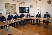 Nowy Dwór Gdański. Posiedzenie Komisji Bezpieczeństwa i Porządku w Starostwie Powiatowym