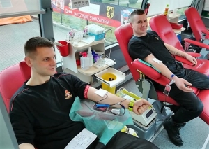 „SPOKREWNIENI SŁUŻBĄ” – zbiórka krwi na terenie KP PSP Nowy Dwór Gdański