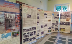 "Wystawa poświęcona ewakuacji morskiej KL Stutthof" w Starostwie Powiatowym w Nowym Dworze Gdańskim