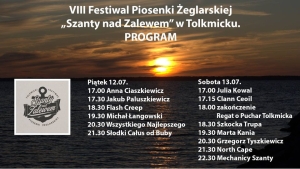 VIII Festiwal Piosenki Żeglarskiej Szanty nad Zalewem w Tolkmicku