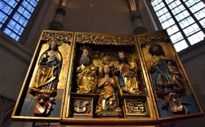 "Mądrość zbudowała sobie dom... Państwo krzyżackie w Prusach" wystawa na Zamku w Malborku.