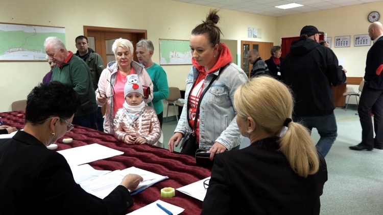 Krynica Morska z najwyższą frekwencją w Polsce - 26.05.2019