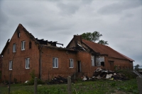 Nowy Dwór Gd. Burmistrz odwiedził pogorzelców. Potrzebne duże wsparcie.