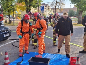 Ćwiczenia "TUGA 2024" – symulacja zagrożenia chemicznego w Nowym Dworze Gdańskim