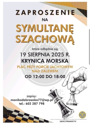 Symultana szachowa w Krynicy Morskiej 