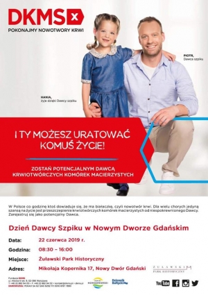 Nowy Dwór Gd. Dzień Dawcy Szpiku. Przyłącz się do akcji.