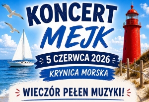 Koncert MEJK i Bojan Band w Krynicy Morskiej już 5 czerwca. 